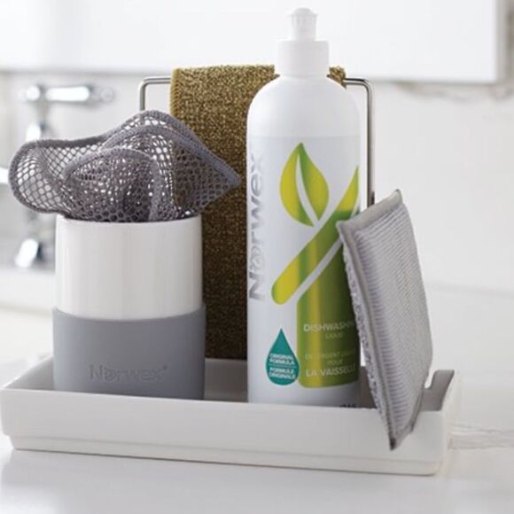 Norwex Porcelain Sink Organizer NWT - Picture 3 of 9